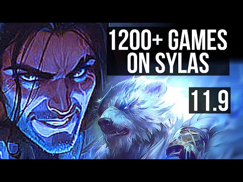 SYLAS vs VOLIBEAR (MID) | 7/0/4, 7 solo kills, 1200+ games, 1.0M mastery | NA Master | v11.9