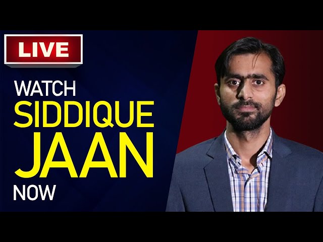 LIVE | Watch Siddique Jaan Live Now on Current Political Scenario