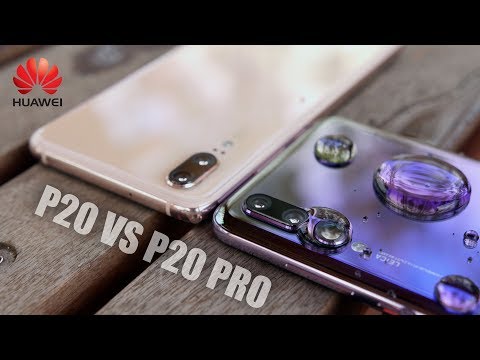 Huawei P20 Pro vs P20 Unboxing and Camera Comparison Test!