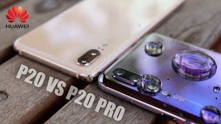 Huawei P20 Pro vs Huawei P20 Unboxing and Camera Comparison Test!