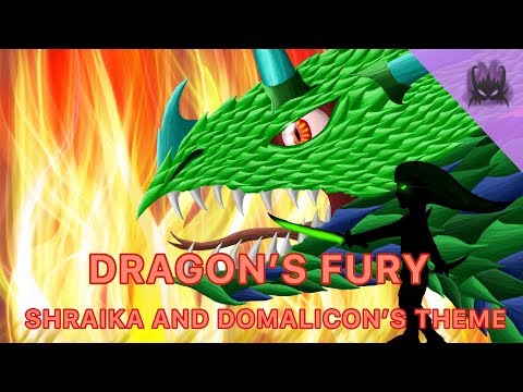 Terraria Cosmivengeon Mod Music - "Dragon's Fury" - Theme of Shraika and Domalicon
