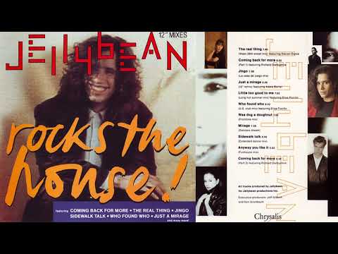 JELLYBEAN 🔥"ROCKS THE HOUSE" 12'' REMIX ALBUM EXTENDED MIXES '84-'88 Electronic Dance 1988 House 80s
