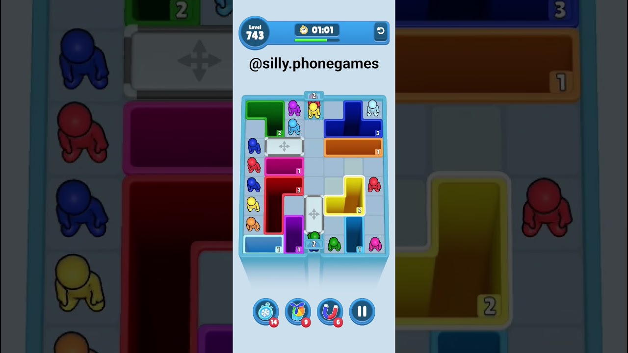 Drop Away Level 743 Walkthrough Solution