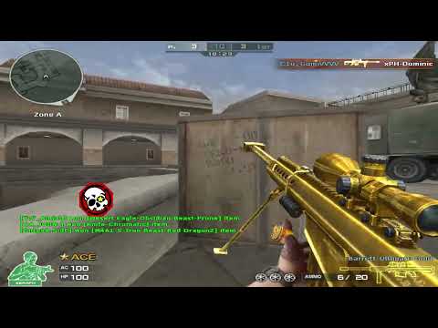 CROSSFIRE PHILIPPINES BARRETT M82A1 ULTIMATE GOLD GAMEPLAY