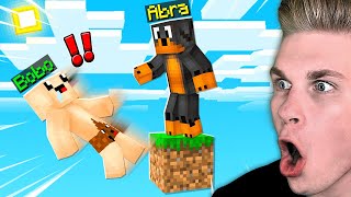 NOWA SERIA *ABRA vs BOBO* na TYLKO JEDNYM BLOKU w Minecraft! 😱