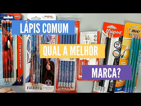 Lápis para escrever - Qual comprar e qual é a melhor marca?