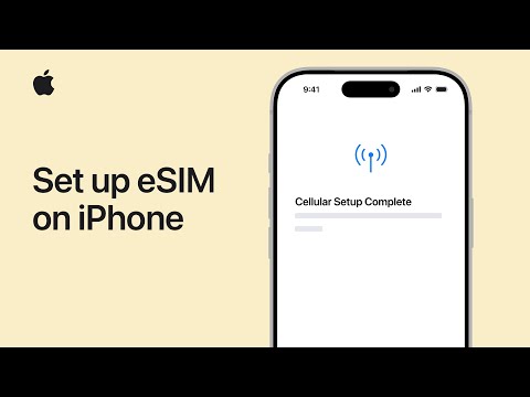 How to set up eSIM on iPhone | Apple Support