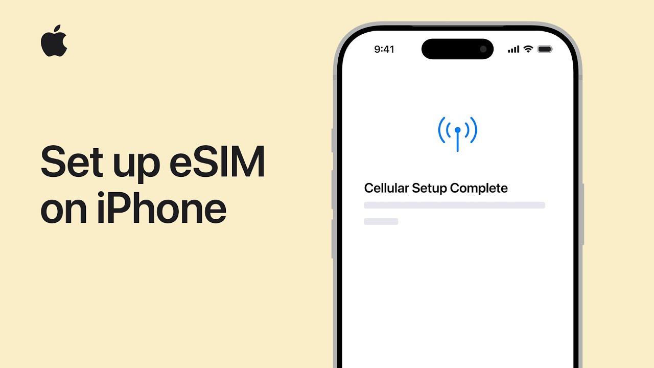 How to set up eSIM on iPhone | Apple Support