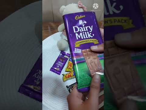 Cadbury Dairy Milk Chocolate unwrapping under Rs 100 -/ #shorts #ytshorts #cadburydairymilk