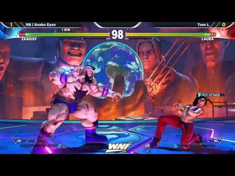 WNF Wednesday Night Fights 1.3 SFV - RB | Snake Eyez (Zangief) vs Tom L (Laura)