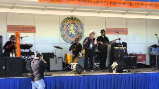 Pamela Betti Band performing at the 2014 Long Island Blues Festival