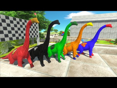 Hunting found Jurassic world evolution 5 Brachiosaurus Superhero - Dinosaurs Speed Race Champions