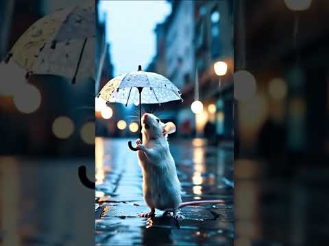 Sad Mouse in the Rain | Heartbreaking Moment You Can’t Ignore 😢🌧️🐭 #trending #fyp