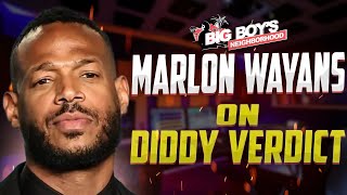 Marlon Wayans - Diddy Verdict - Instant Reaction to Puffy Trial Verdict - Diddy Not Guilty 3 Counts