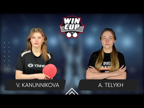 17:45 Vasylysa Kanunnikova - Anastasiia Telykh West 4 WIN CUP 29.06.2024 | Table Tennis WINCUP