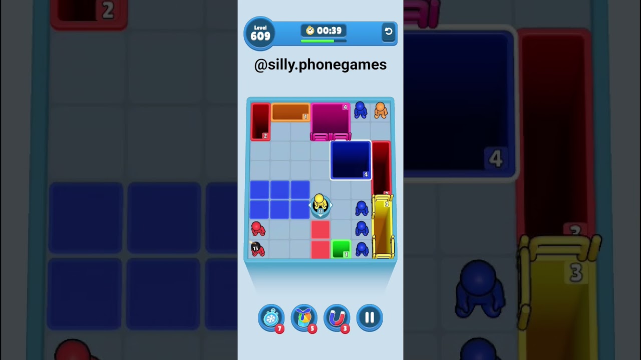 Drop Away Level 609 Walkthrough Solution