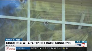 ‘It is crazy’: Shootings at Manning apartment complex leave neighbors concerned