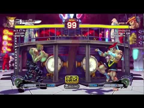 ACE E I RI N (Guile) vs oshino215 AE2012 Ranked Match *HD**