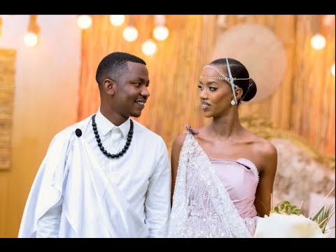 Ishimwe Dieudonné 'Prince Kid' & Miss Iradukunda Elsa in a colourful dowry giving traditional