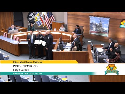 The City of West Covina - November 18, 2025 - City Council Meeting