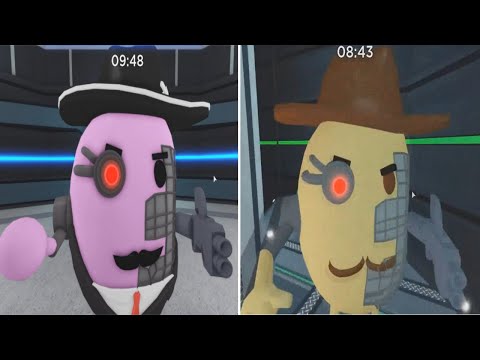 Roblox OLD MR  P VS NEW MR  P JUMPSCARE   Roblox Piggy New Update