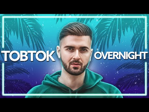 Tobtok & Adam Griffin - Overnight [Lyric Video]