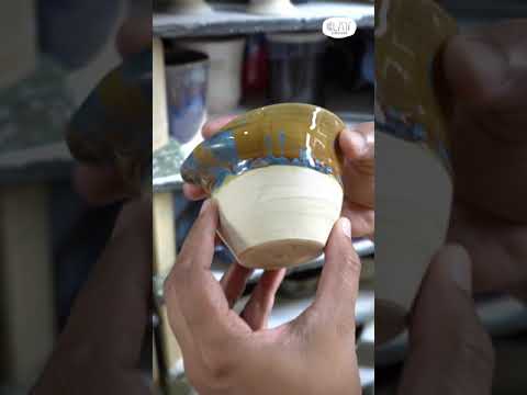 Surprises in a glaze firing - Pottery Making - Pottery Malaysia  - #Shorts