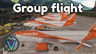 I joined a *MASSIVE* VATSIM group flight and this is how it went...