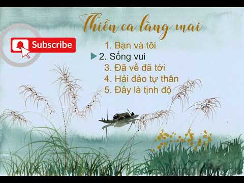 Thiền ca làng mai (Plum Village song) Nhạc thiền - Dòng nhạc áo nâu – Mindful music – Lyrics 1