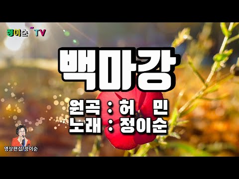 ( 커버 ) 정이순 - 백마강 ( 원곡 / 허민 ) 영상가사