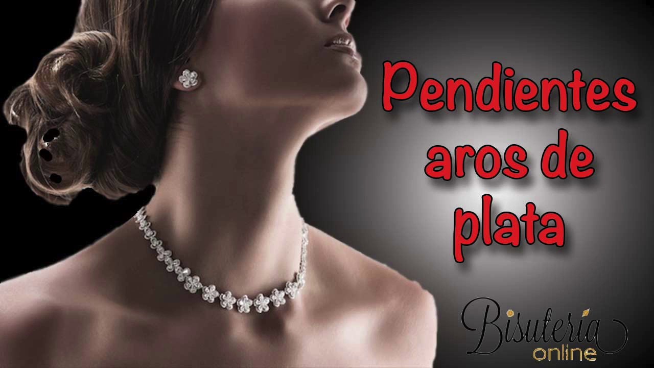 Pendientes de plata Aro - Bisutería Online