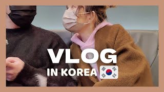 【韓国vlog】日韓夫婦の休日｜マートに行ってグクスを食べて映画デートした日