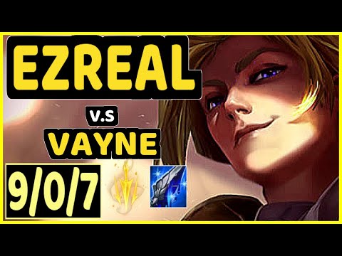 LUSKKA (EZREAL) vs VAYNE - 9/0/7 KDA BOTTOM ADC CHALLENGER GAMEPLAY - BR