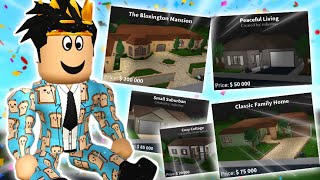 buying all the bloxburg STARTER HOUSES and making fun of them... oh my