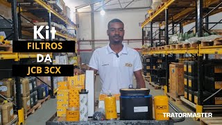 Kit de Filtros para Retroescavadeira 3CX da JCB @Tratormaster