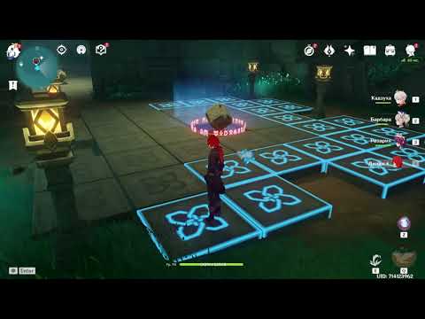 Загадка с плитами | Как открыть пустая лодка тысячи дверей | Нажимные плиты Genshin impact Инадзума