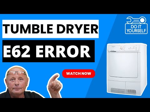 Electrolux EDH97941W Tumble Dryer Shows E62 Error Code - Tumble Dryer Repair Guide
