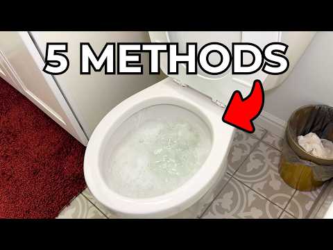 5 Ways On How To Unclog Any Toilet - With & Without Tools!