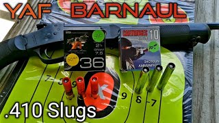 Interesting .410 Slugs - YAF & Barnaul 410 Slug Review & Shoot