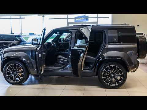 2025 Black Land Rover Defender 110 Octa P635 - in depth Walkaround 4K