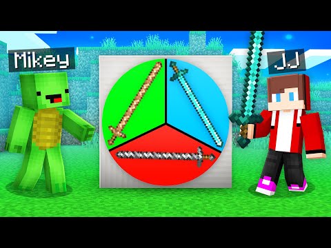 EPIC Minecraft Sword Roulette with Mikey Maizen!