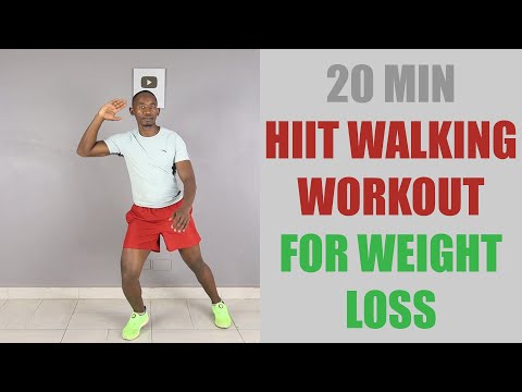 20 Minute Easy Walk at Home Exercise for Weight Loss 200 Calories