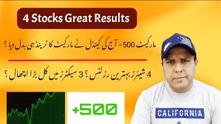 4 Stocks great result in Pakistan Stock market right !!!