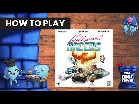 Hollywood Racers Board Game - How to Play. With Stella & Tarrant