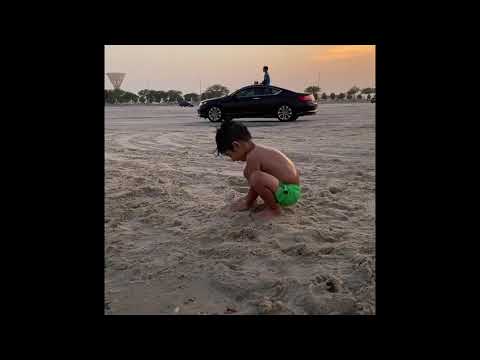 Waleed and mishal on the beach 🏖