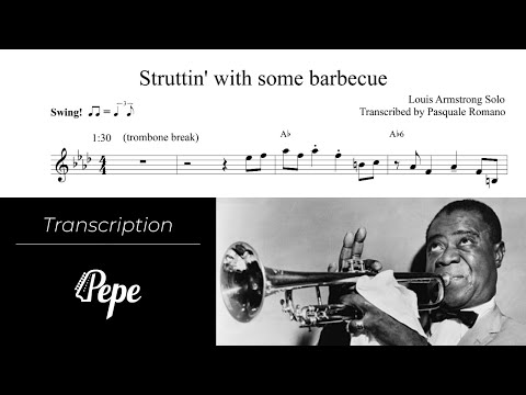 Struttin' With Some Barbecue - Louis Armstrong (Solo Transcription)
