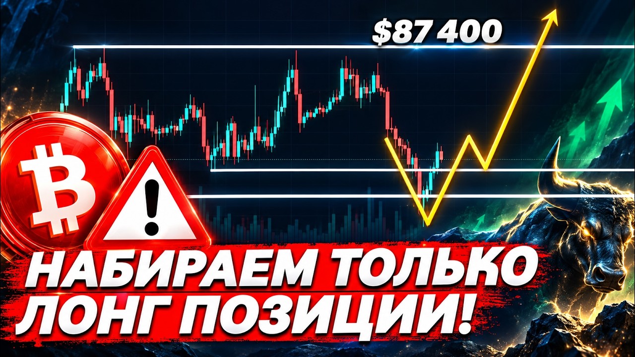 ❗️СРОЧНО, БИТКОИН – ЛОНГ СЕТАП В РАБОТЕ!