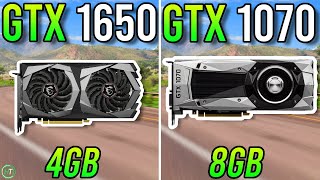 GTX 1650 vs GTX 1070 - Big Difference