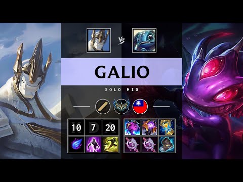 Galio Mid vs Fizz - TW Challenger Patch 25.16