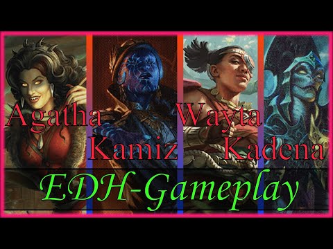 Agatha vs. Kamiz vs. Wayta vs. Kadena EDH-Gameplay | Magic the Gathering